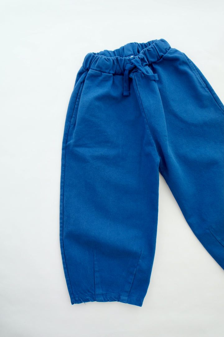 DYED TROUSERS BLUE