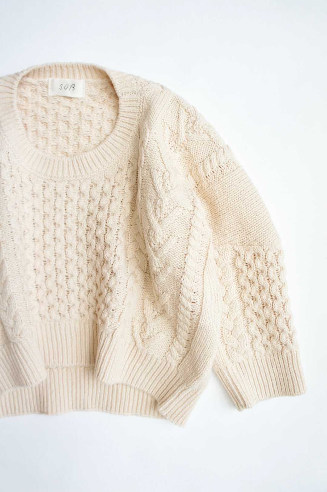 Cocoon Cable Pullover（80-90）