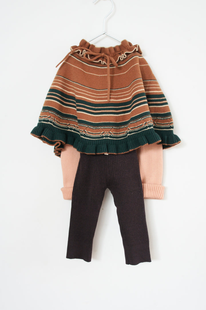 Rib Knit Pullover（90-100）