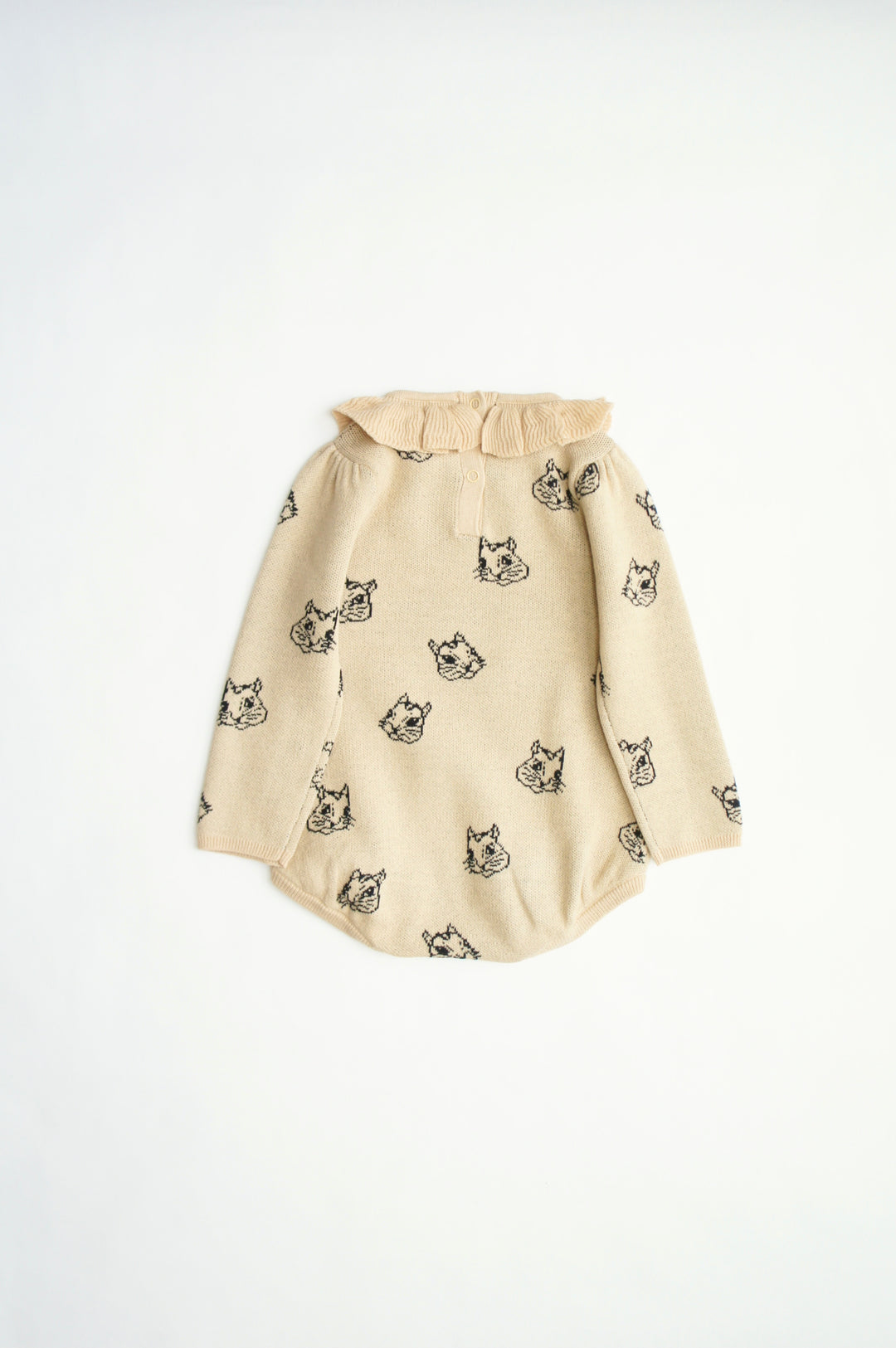 Romper knitted Squirrel print（12M-2Y）