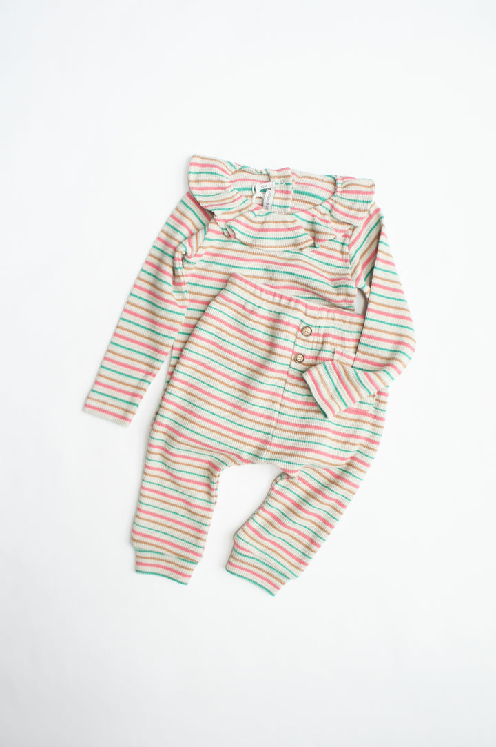Baby pants waffle stripe (12M-2Y)