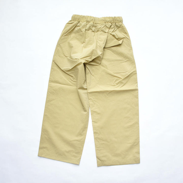 Stretch Nylon Wide Straight Pants